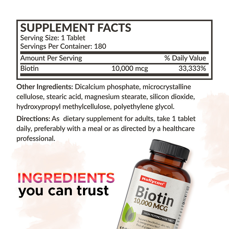 OEM cápsulas de biotina para crescimento do cabelo 10.000mcg biotina para pele e unhas saudáveis