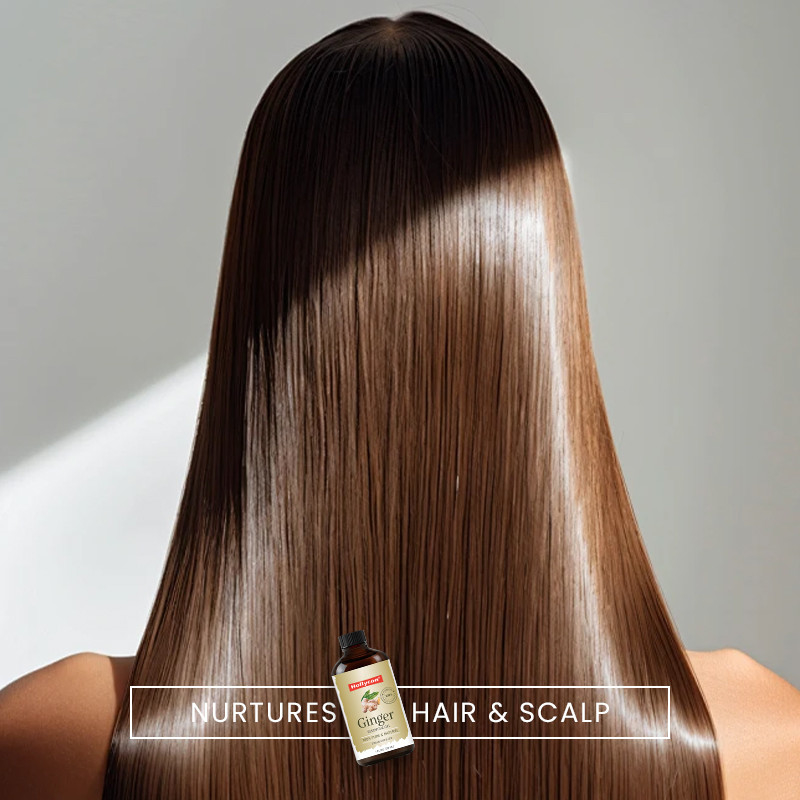 Óleo essencial de gengibre de alta qualidade para o cabelo puro e natural