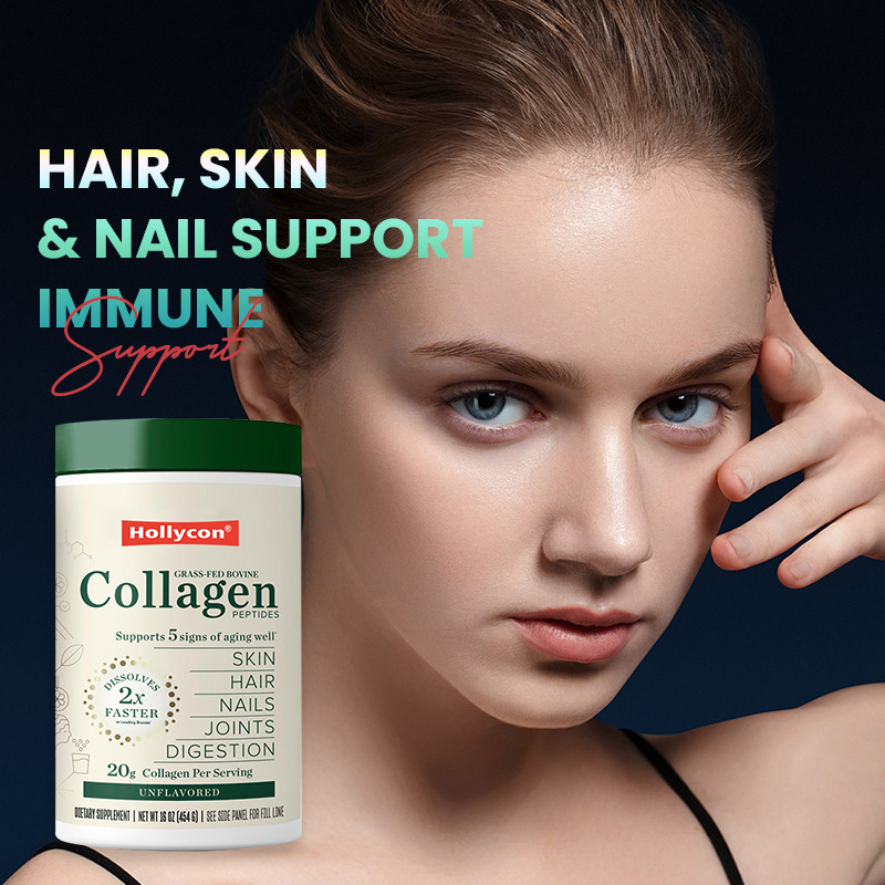 OEM Colágeno em pó para cabelo pele unhas suporte 20g Colágeno peptídeos proteína em pó