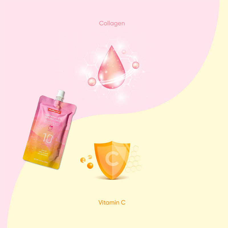 Colagénio e Vitamina C Geleia de Konjac Geleia sem açúcar Para perda de peso Geleia de emagrecimento
