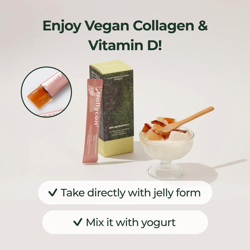 Bastões de gelatina de colágeno vegano com vitamina D3 400IU para apoiar ossos saudáveis