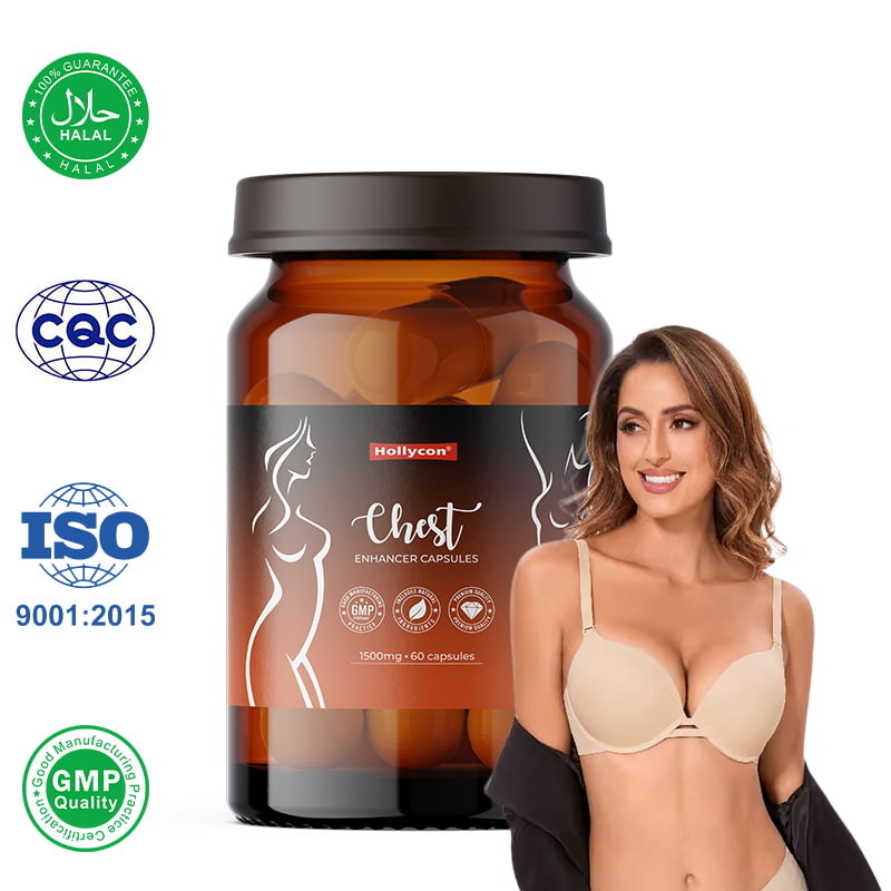 Extensão mamária e aumento de peso Suplementos de fabricação de marca privada cápsulas de aumento do peito para equilíbrio hormonal feminino