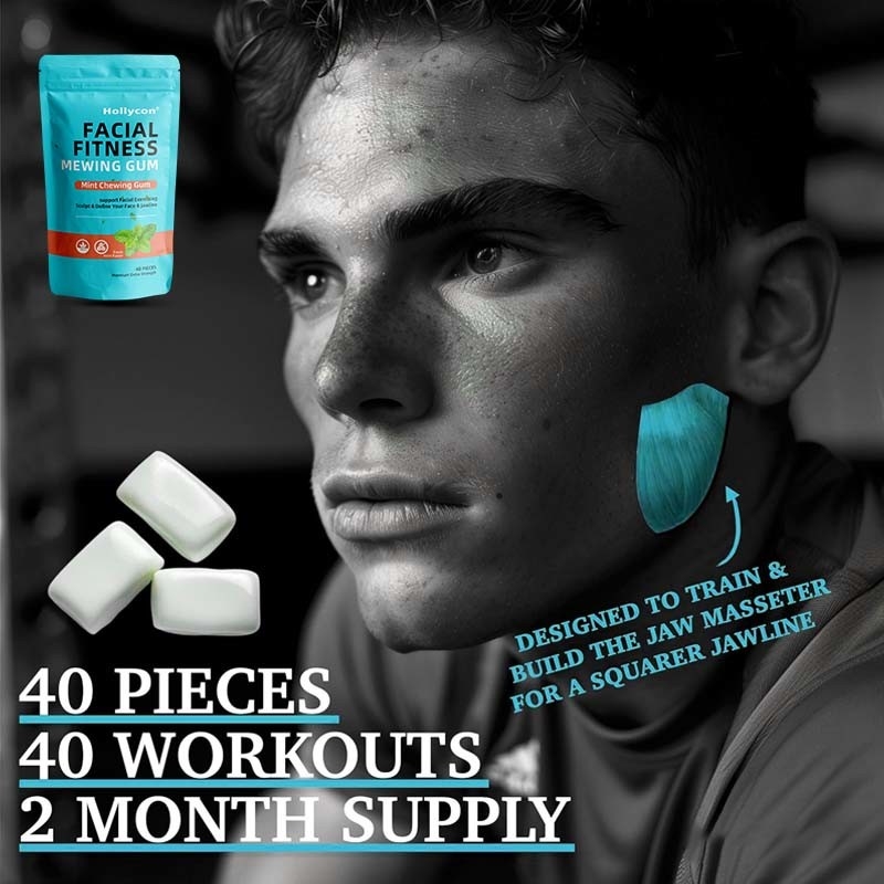 Venda Quente Magnífica Minha Maxilar Treinamento Goma Dura Fitness Facial Goma de Miar Goma de Mascar Ultra-dura Goma de Maxilar
