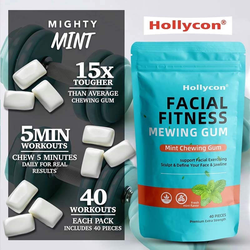 Venda Quente Magnífica Minha Maxilar Treinamento Goma Dura Fitness Facial Goma de Miar Goma de Mascar Ultra-dura Goma de Maxilar