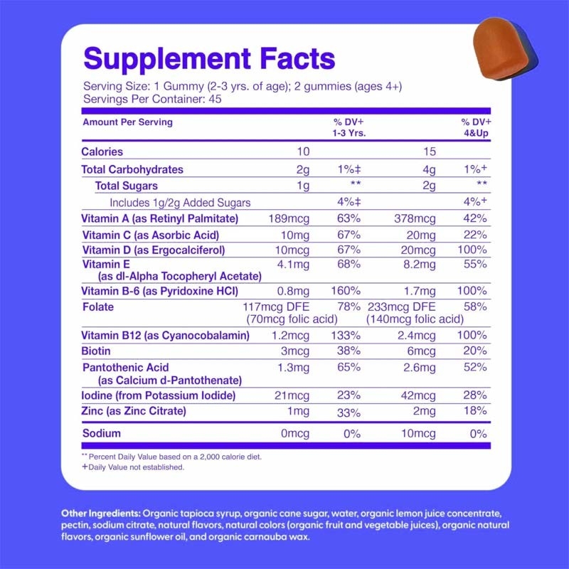 Gomes de multivitamínicos OEM com vitamina D para músculo ósseo e apoio imunológico Gomes de vitaminas mastigáveis para crianças Gomes de multivitamínicos