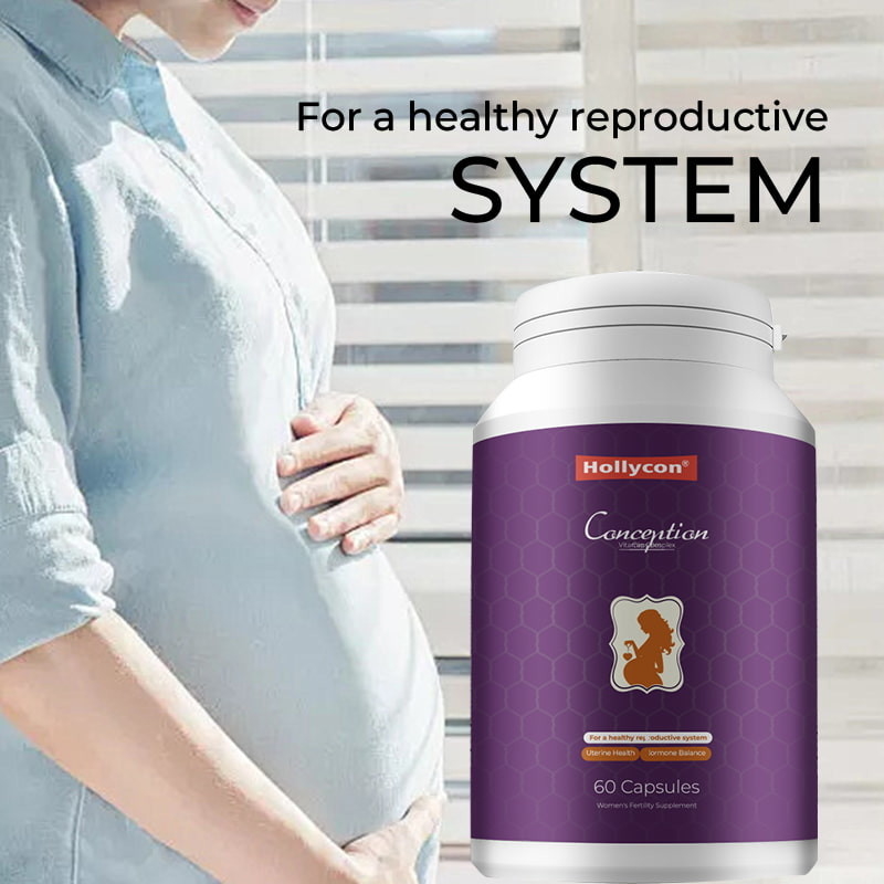 Concepção Vitamina Complexo cápsulas OEM Fábrica para um sistema reprodutivo saudável Saúde uterina Suplemento de fertilidade feminina