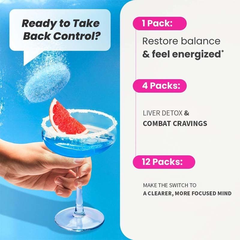 Comprimido Efervescente Anti Álcool para Desintoxicação do Fígado e Combate à Vontade de Beber