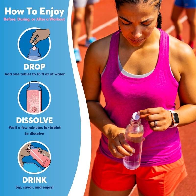 Comprimidos Efervescentes de Hidratação, Imunidade e Eletrólitos OEM com Vitamina C, Comprimidos Efervescentes de Hidratação com Gengibre e Cúrcuma