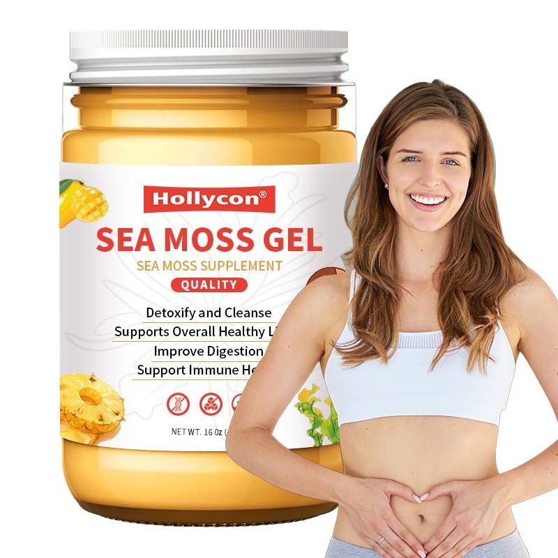OEM Seamoss Cru Detoxificante e Limpeza Rico em Minerais Proteínas Vitaminas Saúde Sea Moss Sea Moss Gel