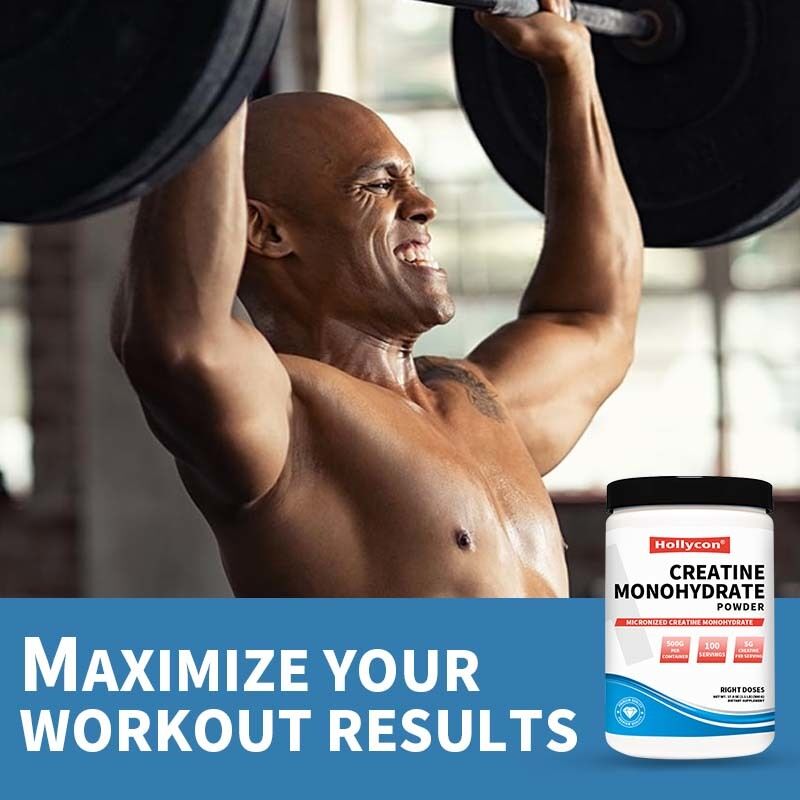 OEM Monohidrato de Creatina Micronizado Suplemento de Creatina 5000mg Bodybuilding Nutrição Desportiva Creatina Monohidrato em Pó