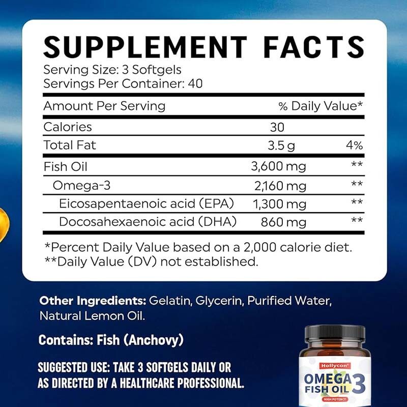 OEM Tripla Força Mais de 2100mg Ácidos Gordos Omega-3 Ácidos Gordos Premium Caçados Selvagens Óleo de Peixe Sem Burp 120 Ct Óleo de Peixe Omega 3