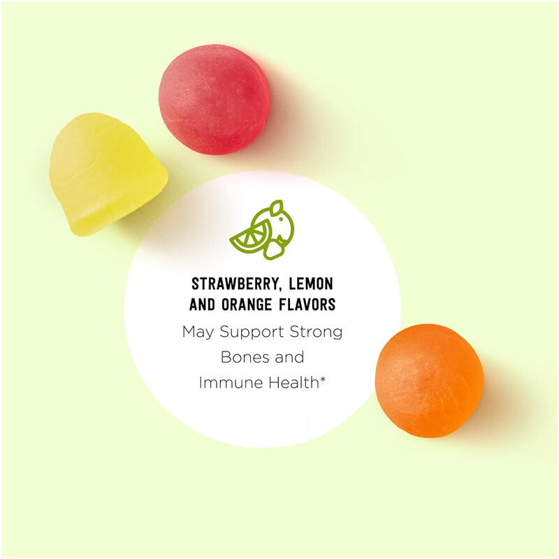 Vitamina D3 Orgânica para Crianças OEM Suplemento de Vitamina D3 Gomas para Saúde Óssea e Imunológica Gomas de Vitamina D3