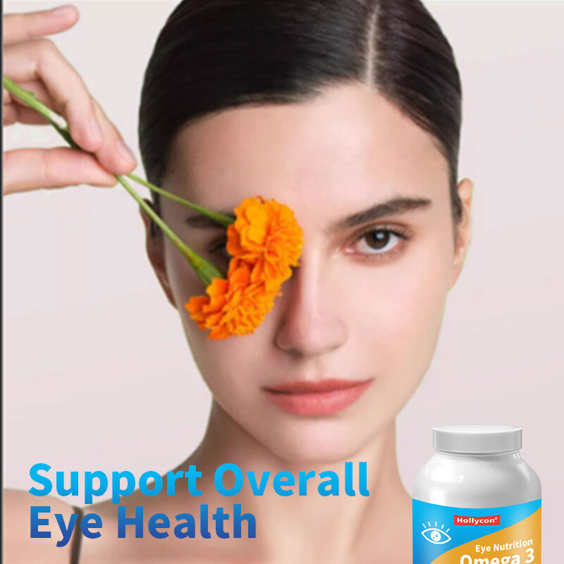 OEM 1200mg Suplemento Omega 3 para Nutrição Ocular Línio Orgânico Triglicerídeos Óleo de Peixe e Vitamina E Omega 3 Softgel