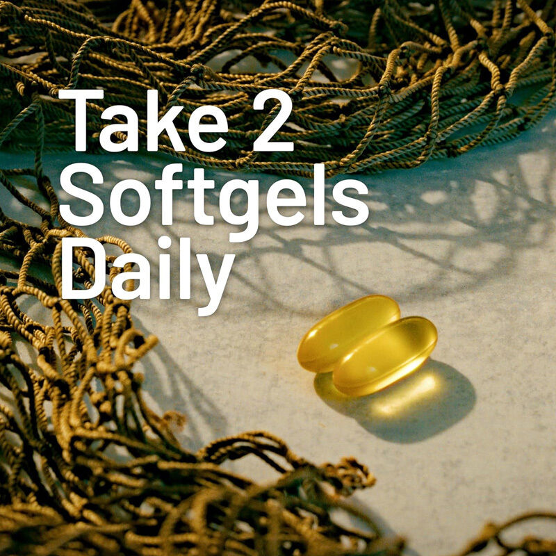 Suplemento de Ômega 3 OEM 1000mg por porção, 600 EPA & 400 DHA e Vitamina E para suporte à saúde do coração e do cérebro, Óleo de peixe Ômega 3