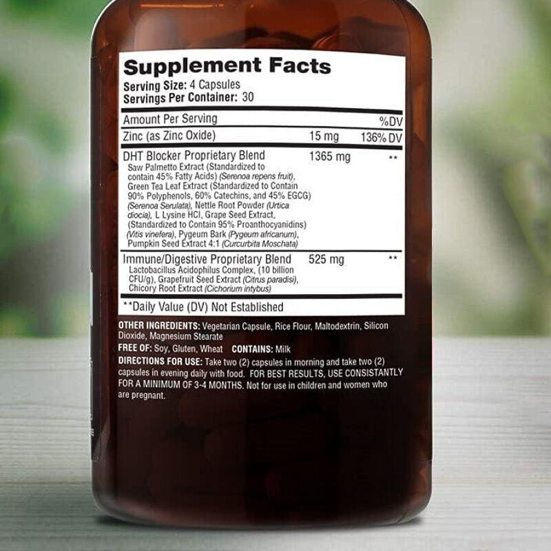 Suplemento OEM para Crescimento Capilar para Afinamento Genético para Homens e Mulheres Controle da Queda de Cabelo Cápsulas de Crescimento Capilar para o Sistema Imunológico