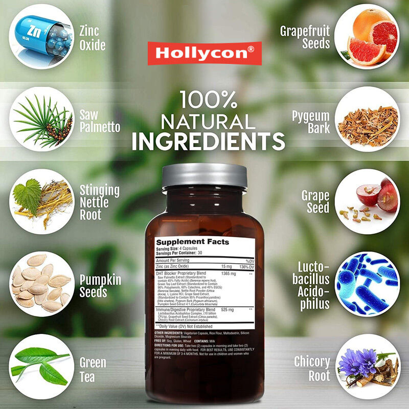 Suplemento OEM para Crescimento Capilar para Afinamento Genético para Homens e Mulheres Controle da Queda de Cabelo Cápsulas de Crescimento Capilar para o Sistema Imunológico