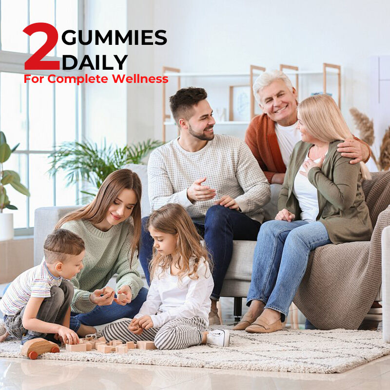 ODM OEM Customizado Alga de Mar Goma Doces Alface Doces Vitamina C D + Zinco Goma Doces Alga de Mar Root Burdock Goma Vegetariana