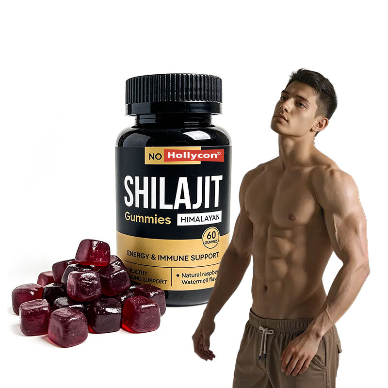 Shilajit de Marca Privada Gomes para Homens Suplemento Sem Açúcar de Ácido Fúlvico Manter níveis normais de energia e função imunológica