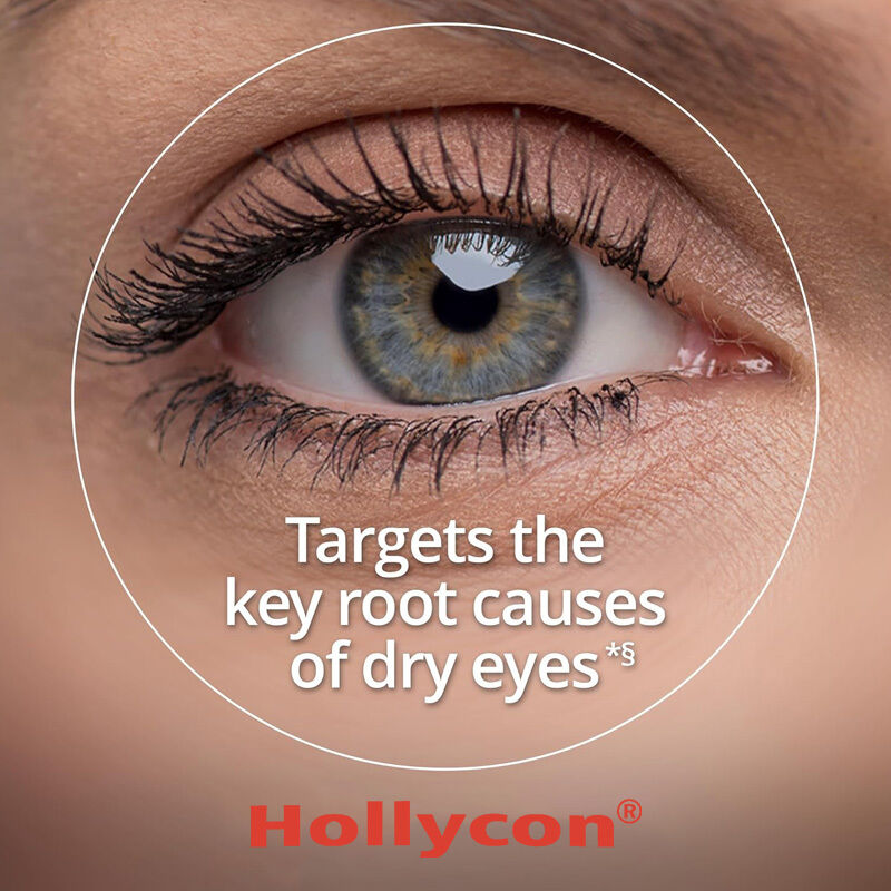 Suplemento clinicamente comprovado para olhos secos para hidratar os olhos para alívio duradouro, aliviar a secura, suplemento para cuidados com os olhos