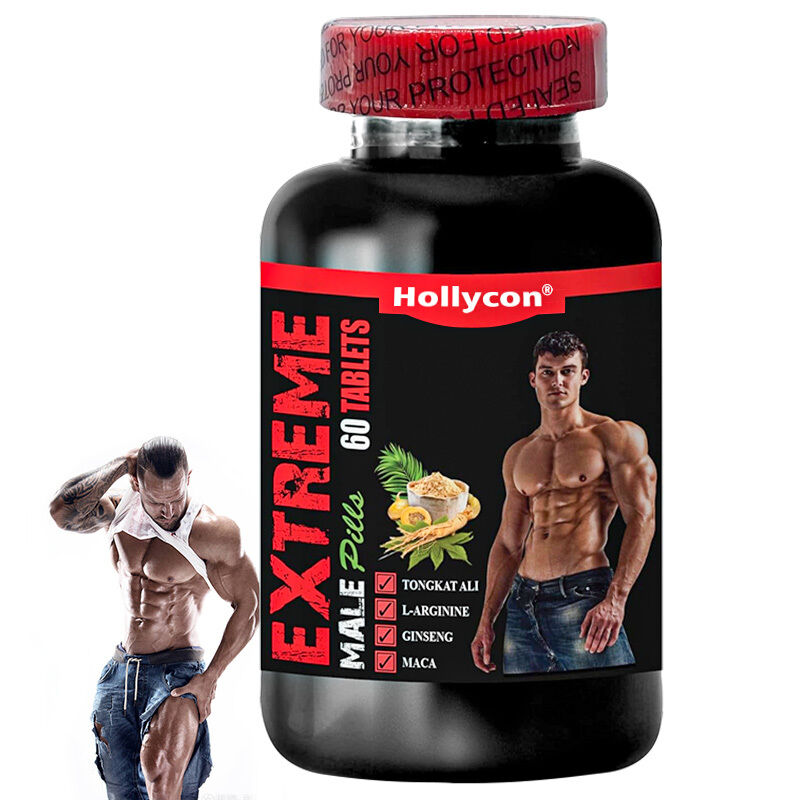 OEM Hot Selling Maca Root Tongkat Ali Capsules for Men Fertility Pills Increase Size and Girth Extreme Male Enhancing Tablets