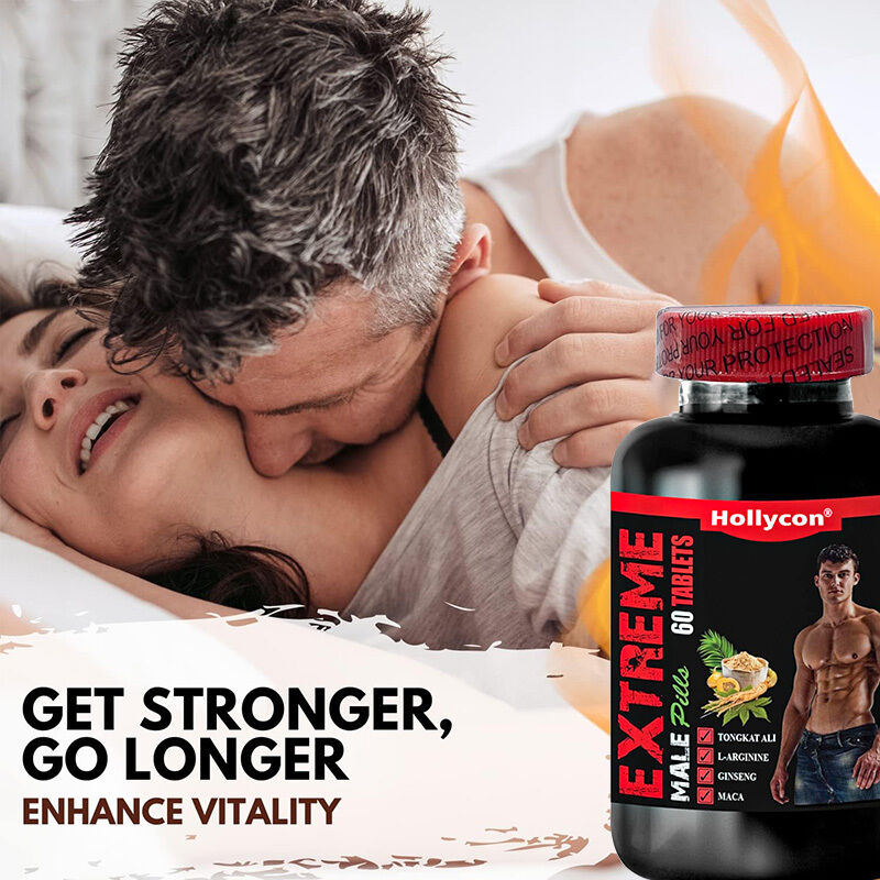 OEM Hot Selling Maca Root Tongkat Ali Capsules for Men Fertility Pills Increase Size and Girth Extreme Male Enhancing Tablets