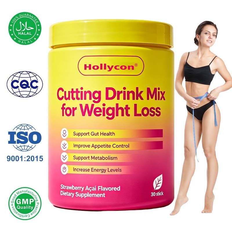 Berberine & Yerba Mate Herbal Drink Mix Powder para cuidados intestinais suaves Suplemento de bem-estar intestinal com marca privada