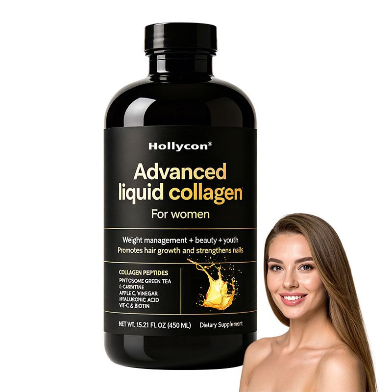 Colágeno líquido de várias fontes com nutrição diária equilibrada de proteínas em forma pronta para beber