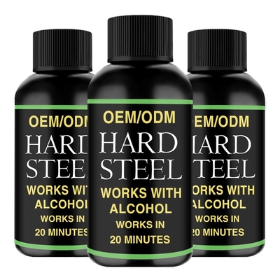 Suplementos líquidos de aço duros aos homens do OEM 60ml para o realce masculino do vigor