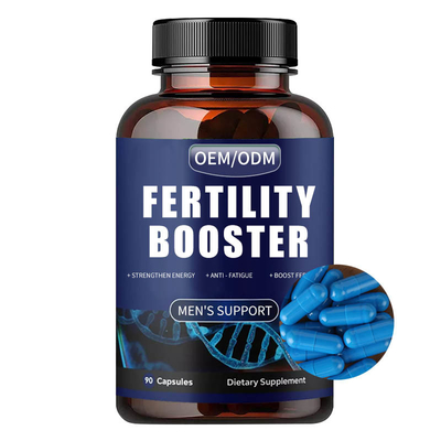 Impulsionador feito sob encomenda de Logo Hormone Balance Male Fertility para homens 90 cápsulas