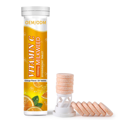 Tabuletas efervescentes de Gummies do cabelo saudável de Gummies da vitamina da biotina do Milkweed da vitamina C