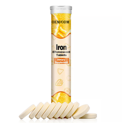 As tabuletas efervescentes FDA da biotina da vitamina do ferro aprovaram