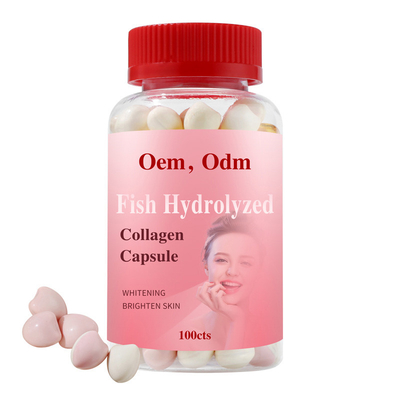 Os peixes que os Peptides Hydrolyzed cápsulas do colagênio descascam os ossos saudáveis elásticos e articulam o ODM