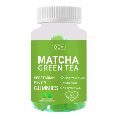 Suplementos magros ardentes gordos a Matcha Gummies do chá verde para a perda de peso