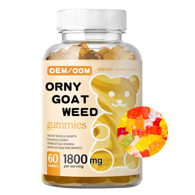 O realce masculino erval de Hollycon suplementa a erva daninha caloso Gummies 7000mg da cabra