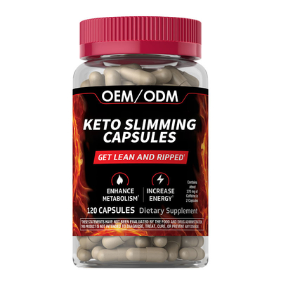 O emagrecimento do Keto da desintoxicação marca o metabolismo do apoio das cápsulas