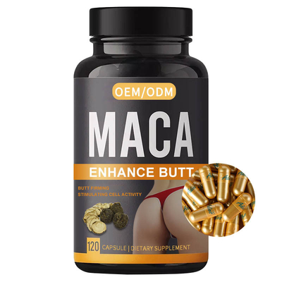Cápsulas do ouro de Maca do suplemento à raiz de Maca do preto de GMPC para mulheres
