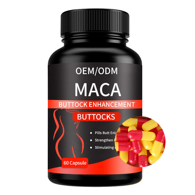 O suplemento Maca à raiz do OEM Maca encerra para o magnésio do realce 5000 das nádegas
