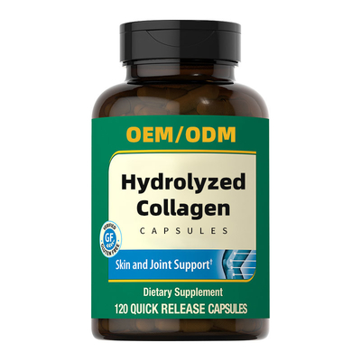 O Hydrolysate das proteínas dos Peptides do OEM Hydrolyzed cápsulas do colagênio para antienvelhecimento