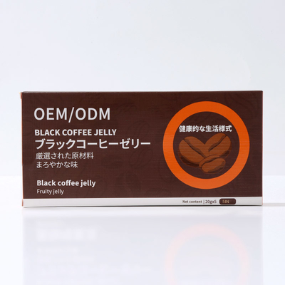Impulsionador de Jelly Supplement For Adults Mental do café preto do ODM do OEM