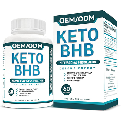 Queimador gordo do controle da dieta do KETO BHB dos comprimidos do emagrecimento da perda de peso de FDA