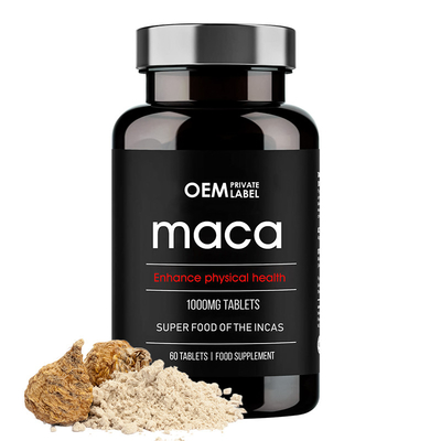 As tabuletas masculinas de Maca do realce da anti fadiga fornecem o suplemento aos cuidados médicos da energia