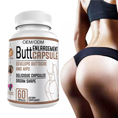 OEM Private Herbal Butt Enlargement Capsules Maca Root Butt Booster Para Mulheres