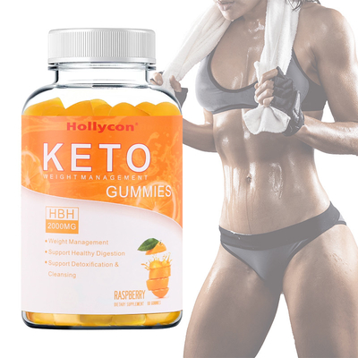 Gomoso magro do Keto da gestão HALAL do peso do apoio da digestão de Gummies da vitamina do Keto