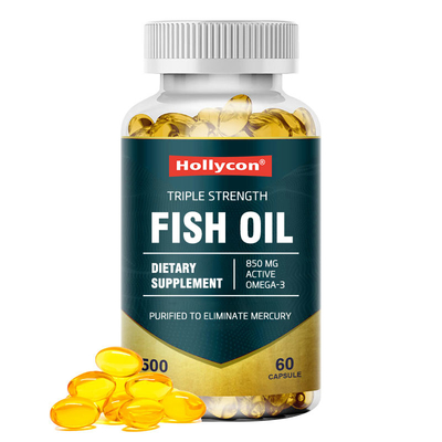 Envelhecimento do atraso da visão do apoio do suplemento dietético a Softgels do óleo de peixes do ODM