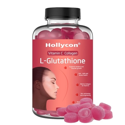 Comprimidos antienvelhecimento do alvejante da pele de Gummies da L-glutatione do colagênio do OEM dos suplementos