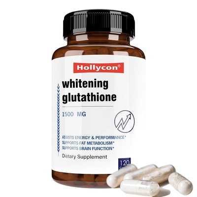 As cápsulas feitas sob encomenda da L-glutatione do logotipo descascam clarear cuidados com a pele dos suplementos aos comprimidos