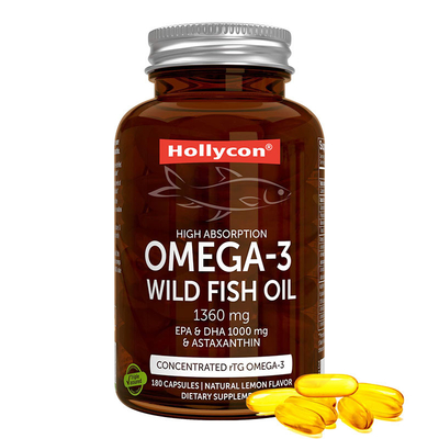 Os peixes do COA óleo a ômega que 3 cápsulas de Softgel apoiam suplementos aos cuidados médicos do coração do olho