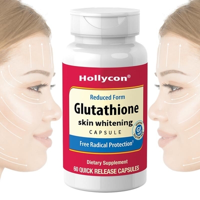 Logo Glutathione Capsules Antioxidant Health feito sob encomenda descasca clarear cápsulas