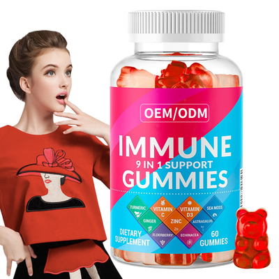 Anti-envelhecimento Imune Gummy Vitaminas Vitaminas e Minerais Essenciais Suporte Imune