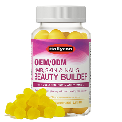 Os cuidados médicos suplementam o suplemento solúvel Gummies à biotina do óleo V da vitamina E dos apoios do OEM